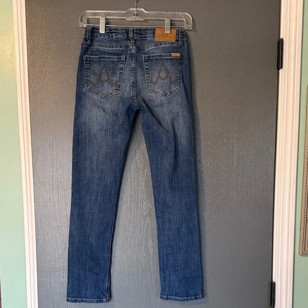7 For All Mankind Girls Blue Skinny Jeans